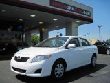 2010 Super White Toyota Corolla LE #28595069