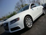 2010 Ibis White Audi A4 2.0T quattro Sedan #28594603