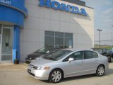 2007 Alabaster Silver Metallic Honda Civic LX Sedan #28594637