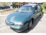 2001 Dark Jade Green Metallic Chevrolet Impala LS #28594958