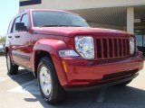 2010 Inferno Red Crystal Pearl Jeep Liberty Sport 4x4 #28659721