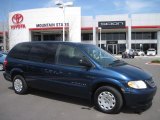 Patriot Blue Pearl Chrysler Town & Country in 2001