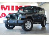2010 Natural Green Pearl Jeep Wrangler Unlimited Sport 4x4 #28659447