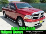 2009 Inferno Red Crystal Pearl Dodge Ram 1500 SLT Quad Cab #28659462