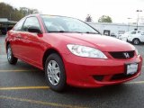 2004 Rally Red Honda Civic Value Package Coupe #28659690