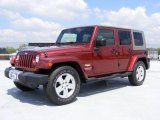 2008 Red Rock Crystal Pearl Jeep Wrangler Unlimited Sahara #28659795