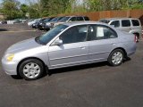 2002 Satin Silver Metallic Honda Civic EX Sedan #28723785