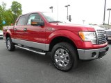 2010 Red Candy Metallic Ford F150 XLT SuperCrew 4x4 #28723562