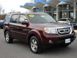 2009 Dark Cherry Pearl Honda Pilot EX 4WD #28723416