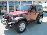 2008 Red Rock Crystal Pearl Jeep Wrangler Rubicon 4x4 #28753391
