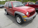 2006 Inferno Red Pearl Jeep Liberty Sport #28759289