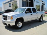 2010 Pure Silver Metallic GMC Sierra 2500HD SLE Crew Cab 4x4 #28759398