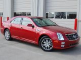 Crystal Red Cadillac STS in 2008