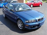 2002 Topaz Blue Metallic BMW 3 Series 325i Coupe #28759462