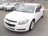 2010 Summit White Chevrolet Malibu LS Sedan #28802630