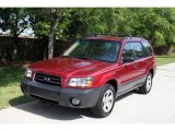 2005 Cayenne Red Pearl Subaru Forester 2.5 X #28802100
