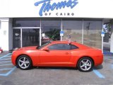 2010 Inferno Orange Metallic Chevrolet Camaro LT Coupe #28802469