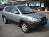 2007 Alpine Frost Blue Metallic Hyundai Tucson SE #28802138