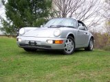 Silver Metallic Porsche 911 in 1989