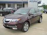 2010 Dark Cherry Pearl Acura MDX Technology #28802364