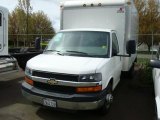 2008 Summit White Chevrolet Express Cutaway 3500 Commercial Moving Van #28875122