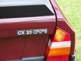 1988 Citroen CX 25 GTi Marks and Logos