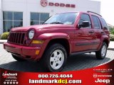 2007 Inferno Red Crystal Pearl Jeep Liberty Sport #28874798