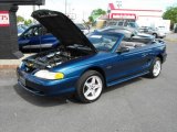 1998 Atlantic Blue Metallic Ford Mustang GT Convertible #28874537