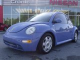 2001 Vortex Blue Volkswagen New Beetle GLS 1.8T Coupe #28874901