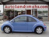 2001 Vortex Blue Volkswagen New Beetle GLS 1.8T Coupe #28936795