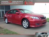 2007 Barcelona Red Metallic Toyota Camry SE V6 #28937041