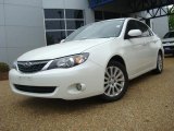 2008 Aspen White Subaru Impreza 2.5i Sedan #28936541