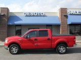 2008 Bright Red Ford F150 XLT SuperCrew 4x4 #28936732
