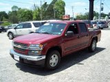 2006 Cherry Red Metallic Chevrolet Colorado LT Crew Cab #28937093