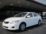 2010 Super White Toyota Corolla LE #28936945