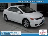 2007 Taffeta White Honda Civic LX Coupe #29004519