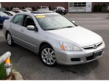 2007 Alabaster Silver Metallic Honda Accord EX-L V6 Sedan #29004542