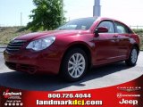 2010 Inferno Red Crystal Pearl Chrysler Sebring Limited Sedan #29004713