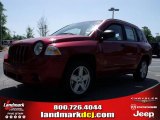 2010 Inferno Red Crystal Pearl Jeep Compass Sport #29004719