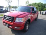 2005 Bright Red Ford F150 FX4 SuperCrew 4x4 #29005094