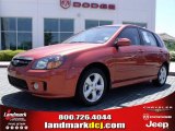 2009 Copperhead Orange Metallic Kia Spectra 5 SX Wagon #29004742