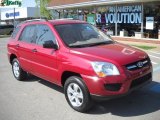 2009 Volcanic Red Kia Sportage LX #29064704