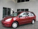 2009 Salsa Red Pearl Toyota Sienna LE #29064561