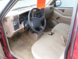 1996 Chevrolet S10 LS Regular Cab 4x4 Beige Interior
