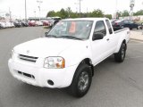 Avalanche White Nissan Frontier in 2004
