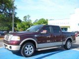 Redfire Metallic Ford F150 in 2008