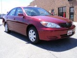 2004 Salsa Red Pearl Toyota Camry LE #29137432