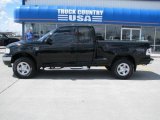 1999 Black Ford F150 XLT Extended Cab 4x4 #29138090