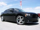 2008 Brilliant Black Crystal Pearl Dodge Charger R/T #29137473