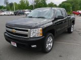 2010 Black Chevrolet Silverado 1500 LTZ Extended Cab 4x4 #29138152